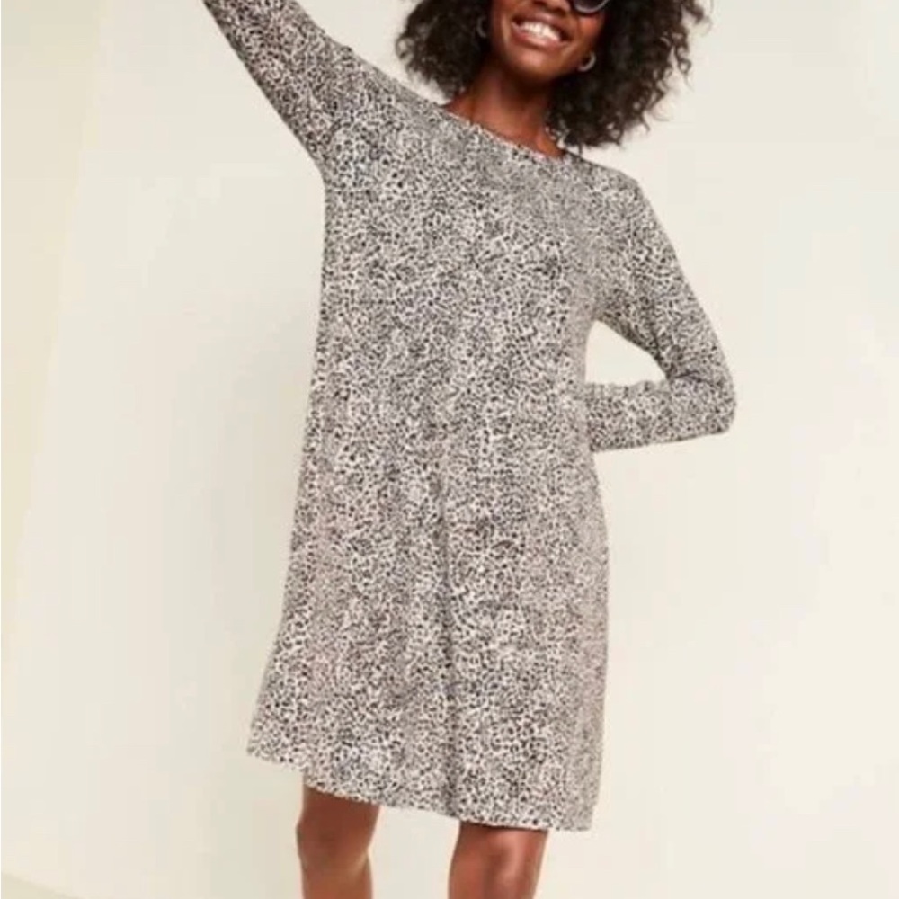 Leopard print old navy dress